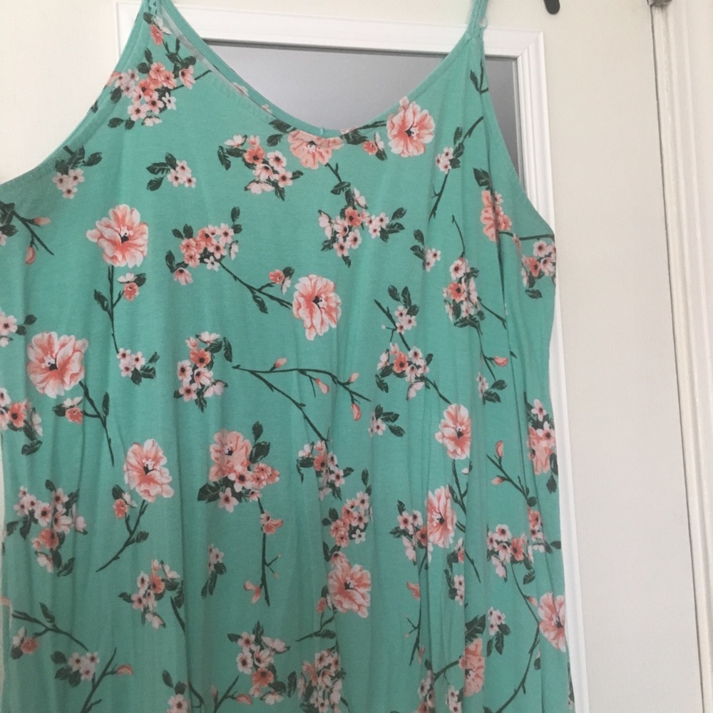 🎉 (5/$20)Torrid teal floral tank